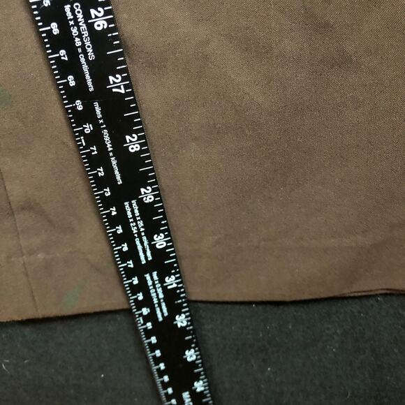 Express Womens Pants Brown Editor Wide Leg Mid Rise Career Stretch 8 Regular - Picture 9 of 12